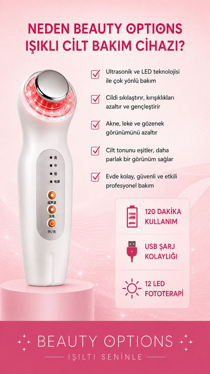 Neden Beauty Options ışıklı cilt bakım cihazı