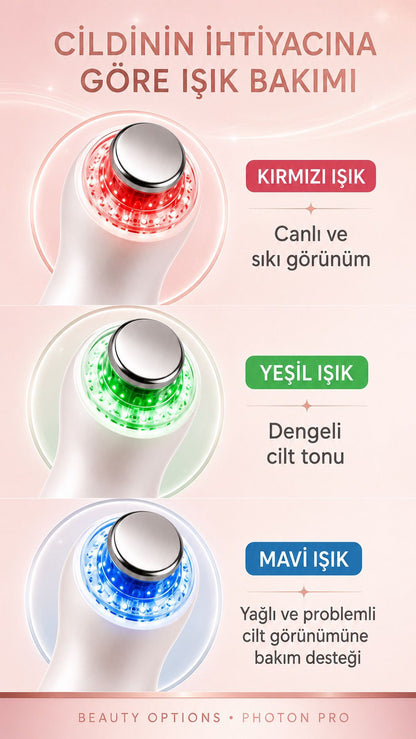 Photon Pro kırmızı yeşil mavi LED ışıkları